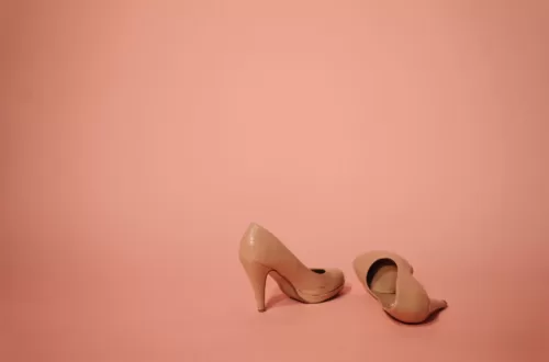 beige shoes
